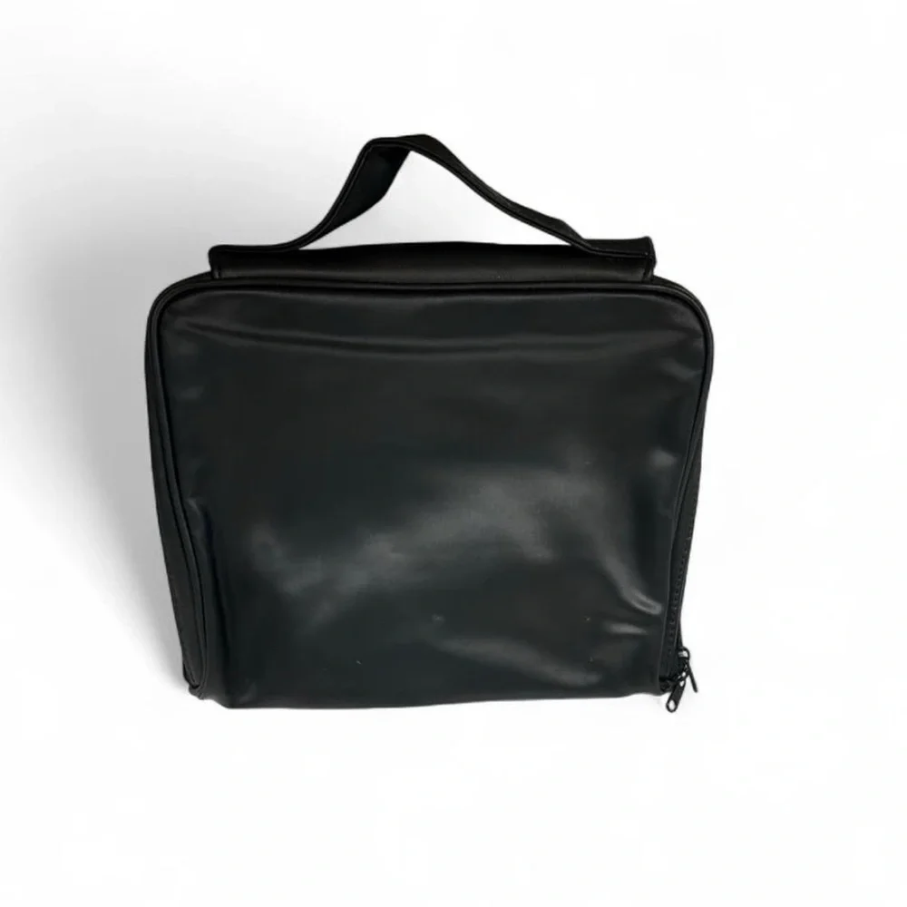 Nicole Miller Black Cosmetic Bag